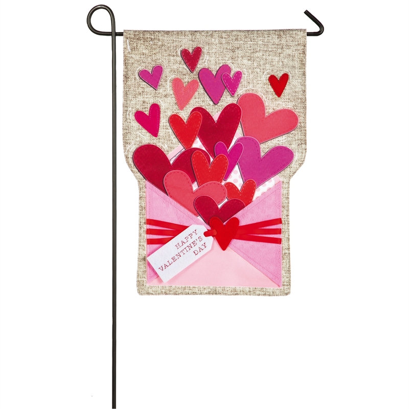 Drapeau de jardin en polyester 18 x 12,5 po Besim