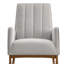 Chaise berçante simple en bois massif-101803927
