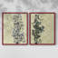 «Chinoiserie 2 Tan», impression encadrée de qualité supérieure - prête à être accrochée - aucun clou requis - aucun clou requis-1151609032-1151609035