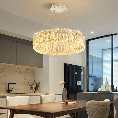 Lustre en cristal 16 po