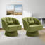 Upholstered Swivel Accent Chair-1106174671