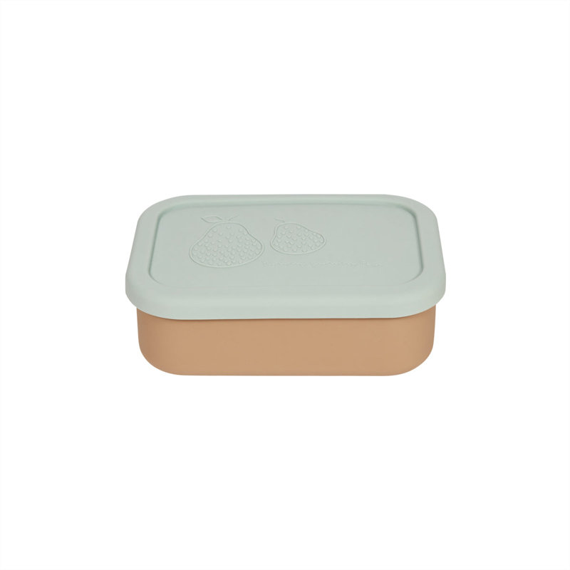 Yummy Lunch Box - Small, Green/Camel
