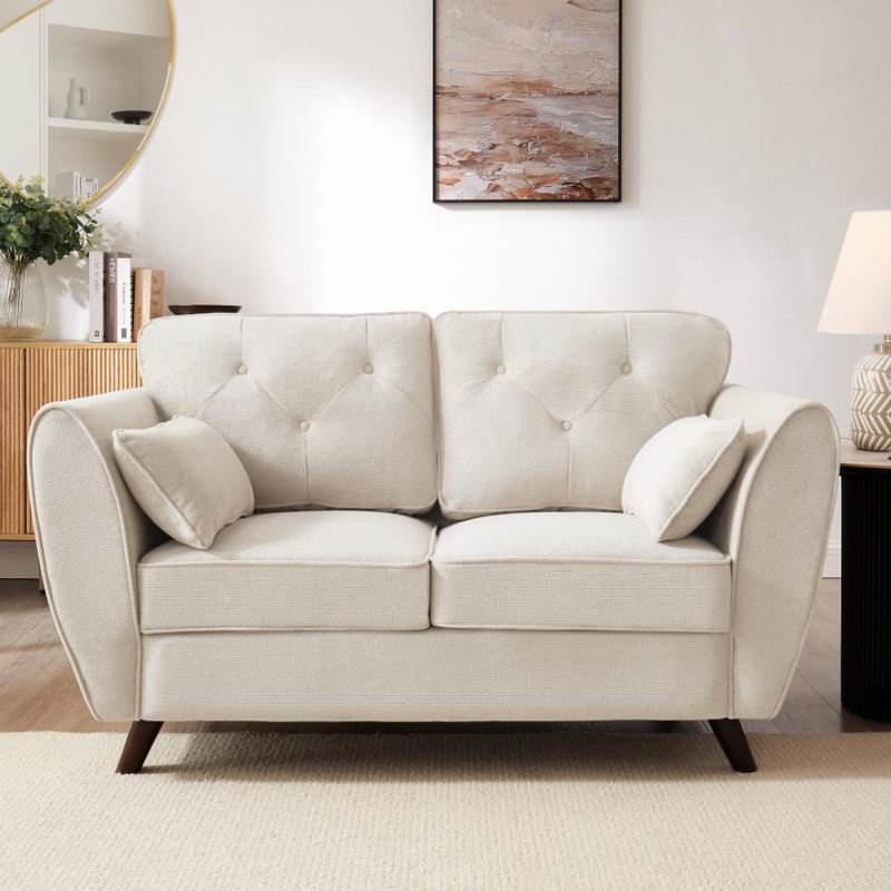 Wangara 2 Seater Sofa, Cream Linen