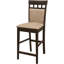 Tabourets de comptoir 2 - beige et cappuccino, avec une construction pour une utilisation à long terme 2Pcs et une structure élégante à finition riche et confortable