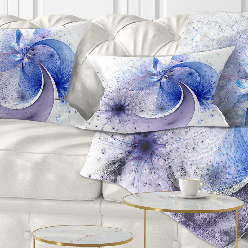Coussin lombaire en fleur symétrique floral