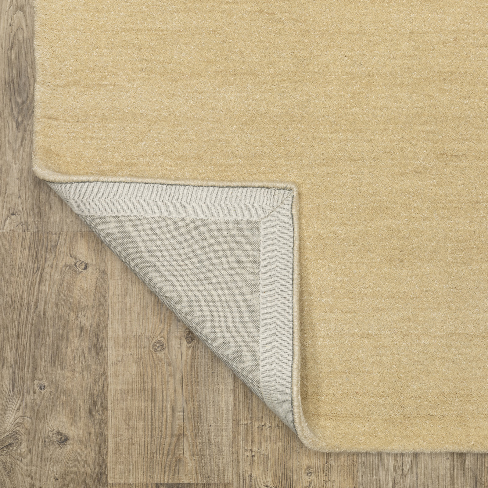 Yolandi Beige Hand-Woven Wool Rug, Runner 2'6" x 8'