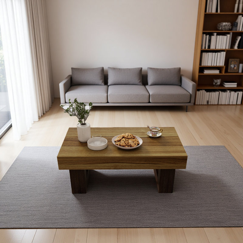 Table basse de 42 pouces en bois
