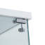 Vitrine à 3 portes avec 4 tablettes en verre