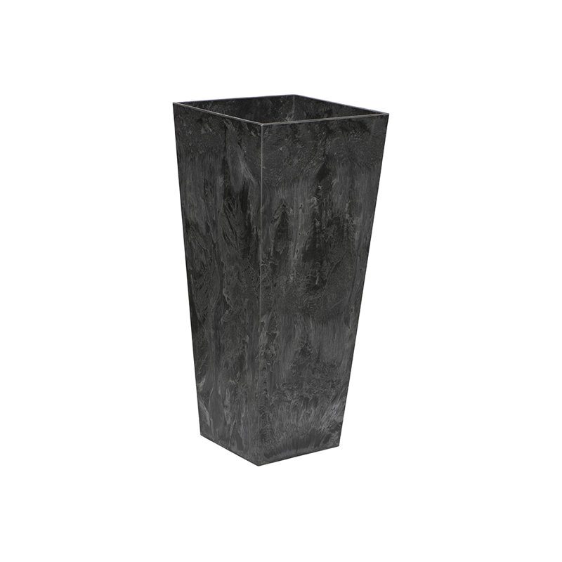 Sewickly Pot Planter, Black, 35.5" H x 16" W x 16" D