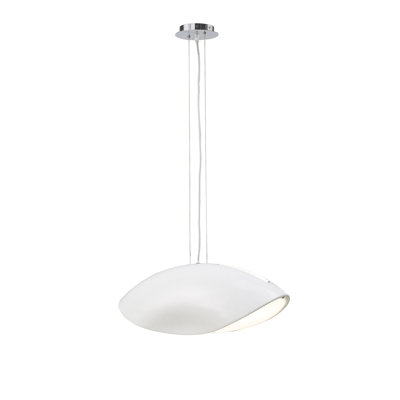 Coles 4 - Light Silver Geometric Pendant