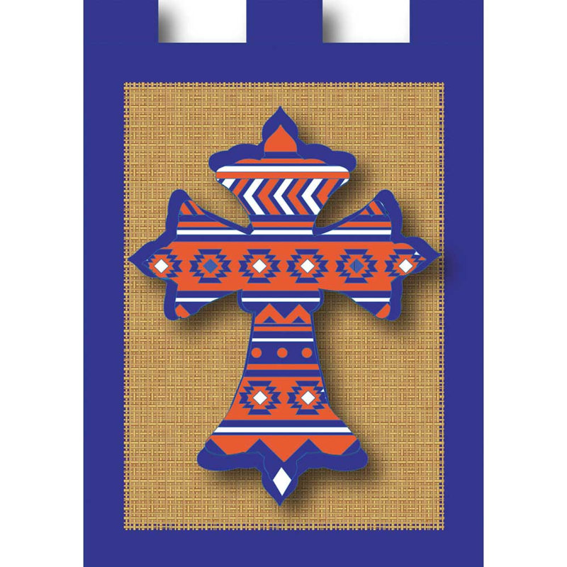 Drapeau de jardin en polyester 18 po x 13 po Darchelle