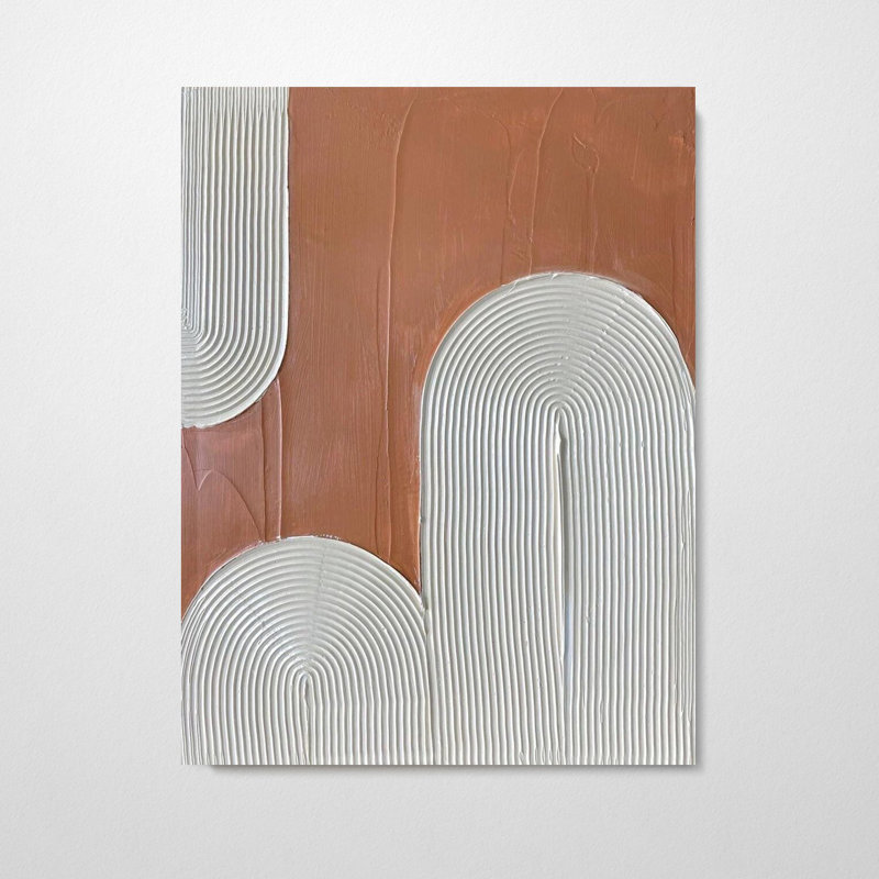 Peinture sur toile 3D faite à la main, 19,7 x 27,6 pouces | 100% toile, 100% cadre en bois (épaisseur: 1,2 po) | Peinture vibrante à l'acrylique et à l'huile, art décoratif unique pour la décoration intérieure et les espaces contemporains