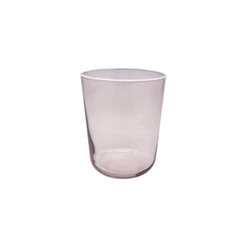 Quartz and White Rim Double Old-Fashioned Glass Set of 4