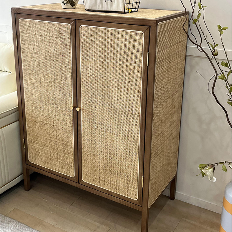 12 Pair Shoe Storage Cabinet, Brown