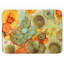 Tapis de bain en mousse à mémoire abstraite fleur