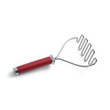 KitchenAid® Gourmet Stainless Steel Wire Masher, Red/Silver