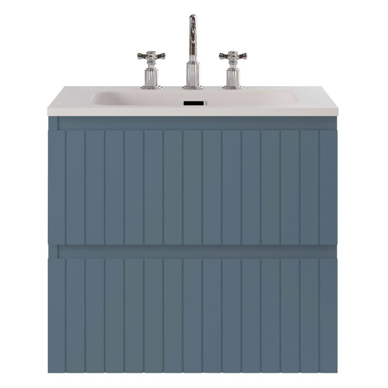 Prima Single Vanity, Denim Blue, 24"