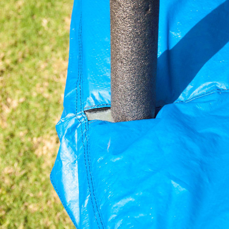 JumpKing 15-Foot Blue Trampoline with Safety Net Enclosure