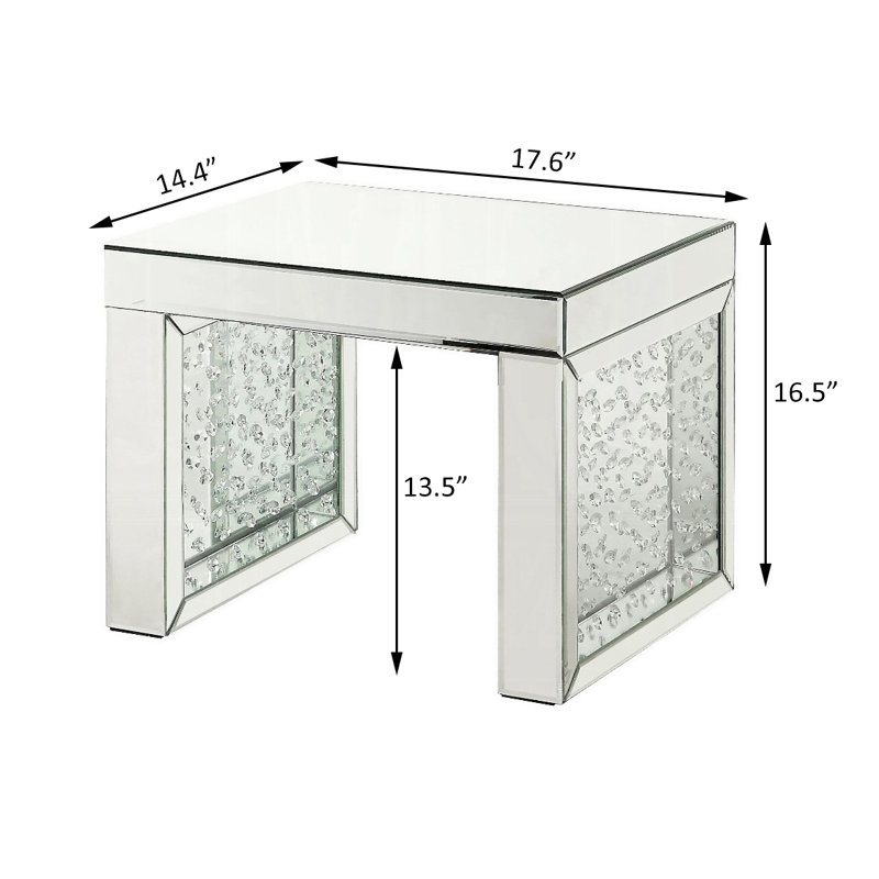 Table de bout Aneeya, H 16,5 po x l 17,6 po x P 14,4 po