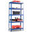 Newquay Metal + MDF Board Shelving Unit-1178634666-1178696523