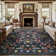 Tapis floral ultra doux et lavable