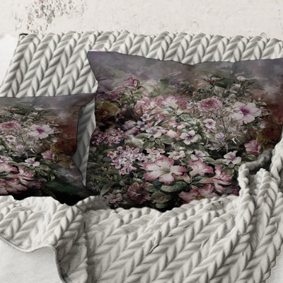 Floral Throw Pillow