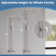 48-1/2”H Wall Mounted Outdoor Exposed Shower Fixtures Dual Handle Shower Kits