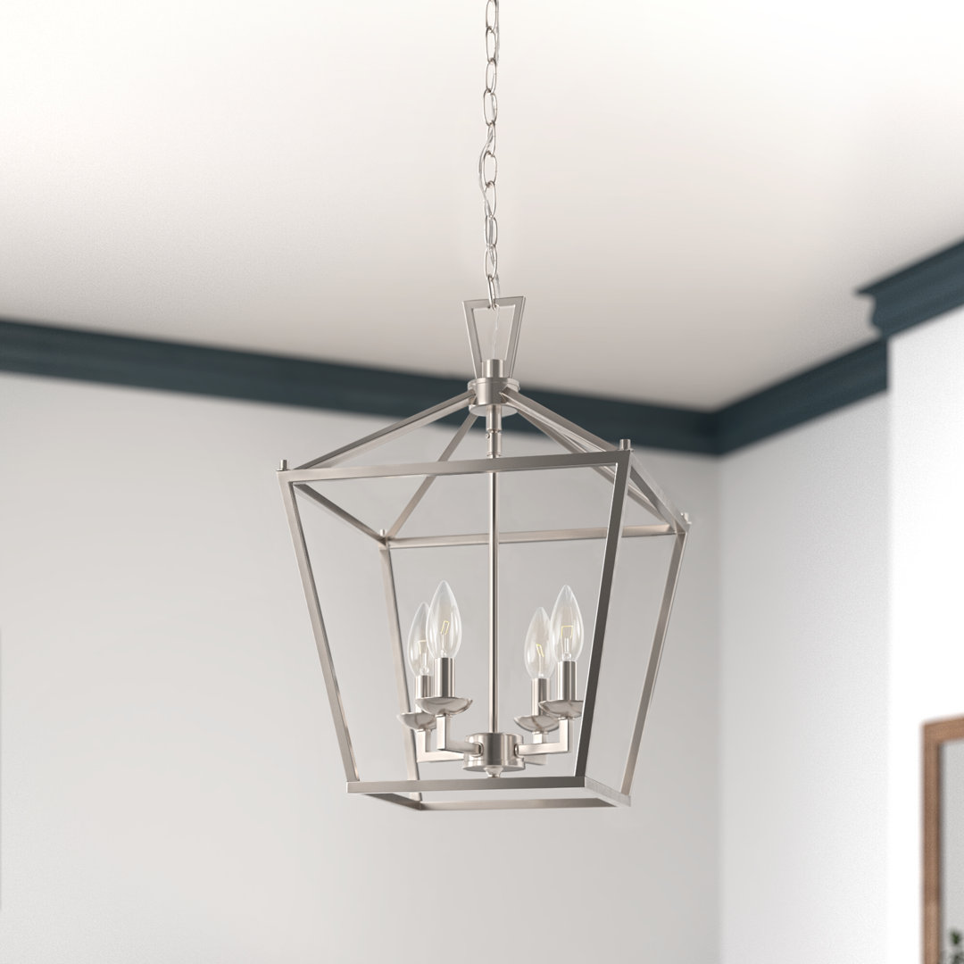 Hertford 4 - Light Lantern Pendant Laurel Foundry Modern Farmhouse® Finish: Polished Chrome