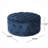 Velvet Round Tufted Ottoman-1370716381