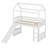House Loft Bed With Slide-2048738435