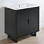 Meuble-lavabo double 60 po avec plateau en résine-362293515