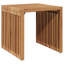 Table d'appoint de jardin vidaXL brun 17,72 po x 16,73 po x 17,72 po