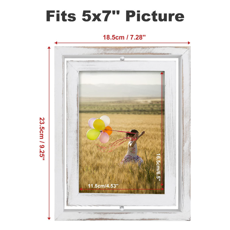 Kashanna Solid Wood Picture Frame - Set of 2, White