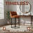 2-piece Linen-upholstered Bar Stools With Backrest For Kitchen Island-269811463