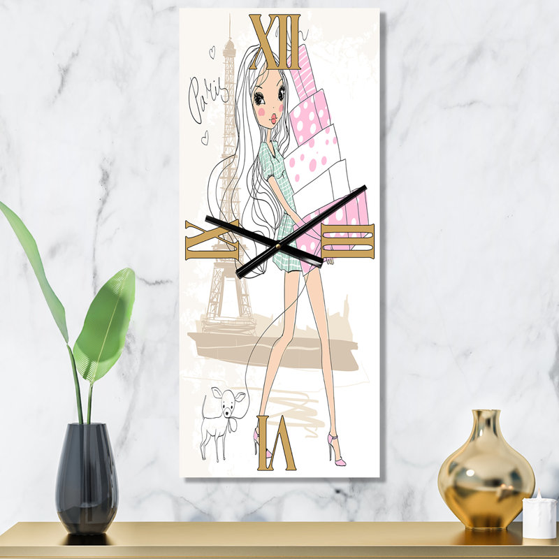 Horloge murale Shabby Elegance, Grand
