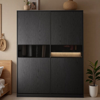 Minimalist Black Wardrobe