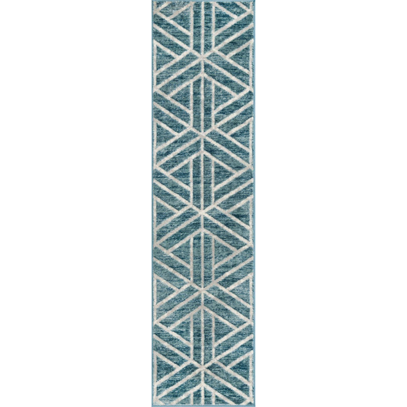 Eshin Abstract Indoor Rug, Runner 2' x 8'