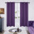 Thermal Insulated Room Darkening Grommet Curtain Panels (Set of 4)-106667169-106667168