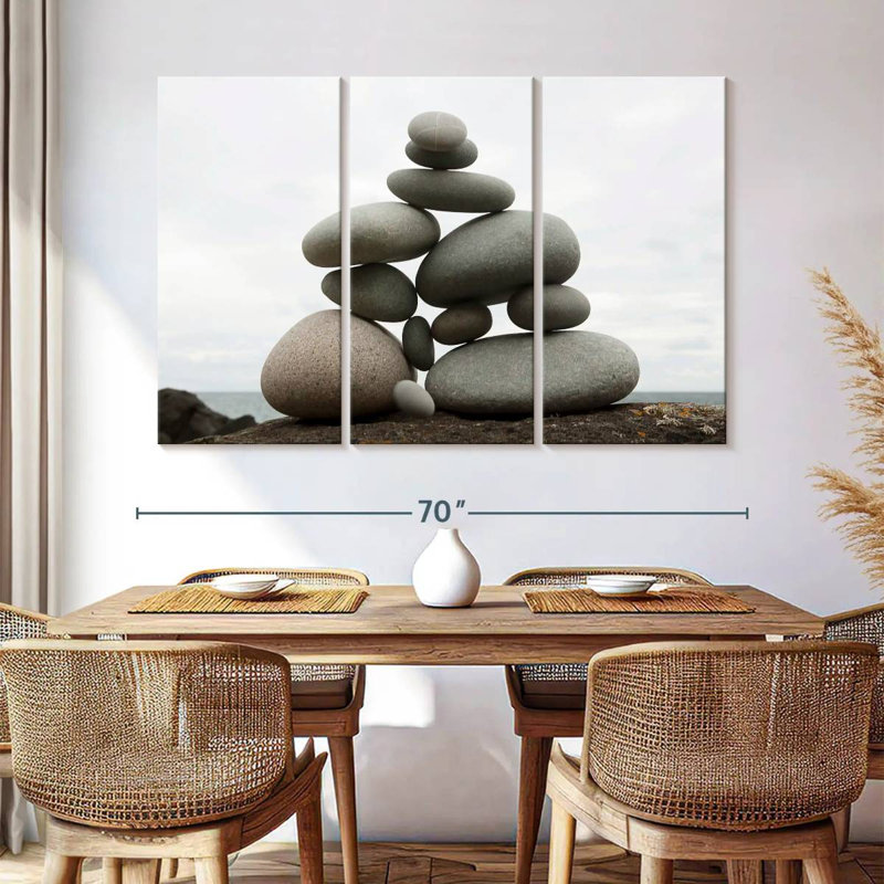 Kerrick Balanced Stone Stack, 14" H x 23" W