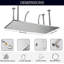 Ensemble de robinet de douche avec valve 16 x 32 pouces-102190414