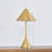 Salma Rechargeable Table Lamp in Aged Brass