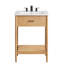 Meuble-lavabo simple 24 po avec plateau en céramique Modway Zaire-94387549-94387550
