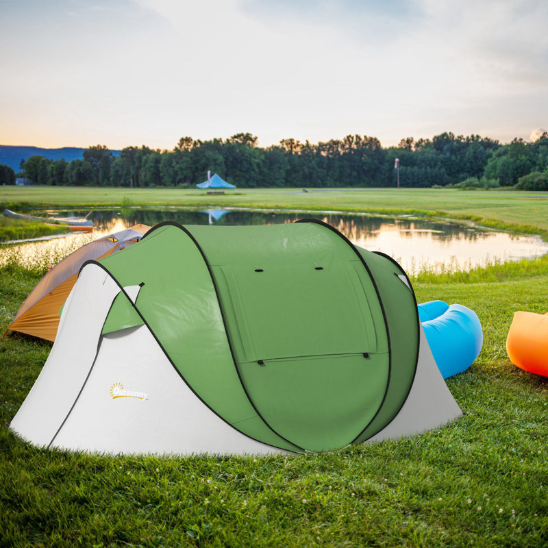 Pop Up Tent, Black/White