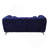 Blue Velvet Loveseat