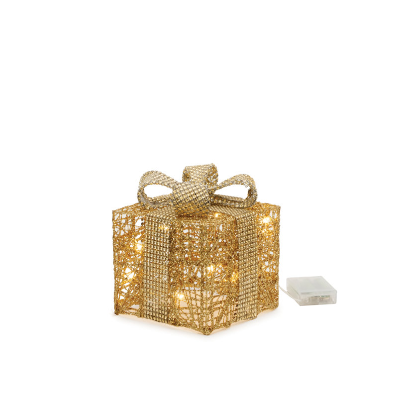 LED Wrapped Presents Display (Set of 3)