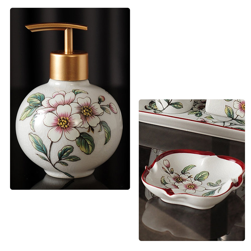 Ceramic Bathroom Accessories Set