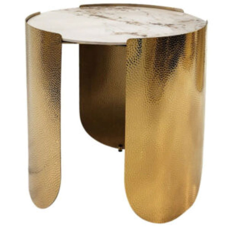 Atalee Abstract Coffee Table, 55cm H x 50cm W x 50cm D