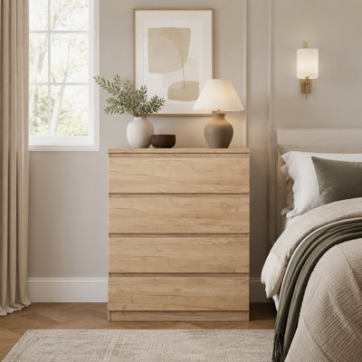 Modern Storage Chest with Drawers