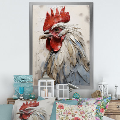 " Loyal Rooster Portrait "