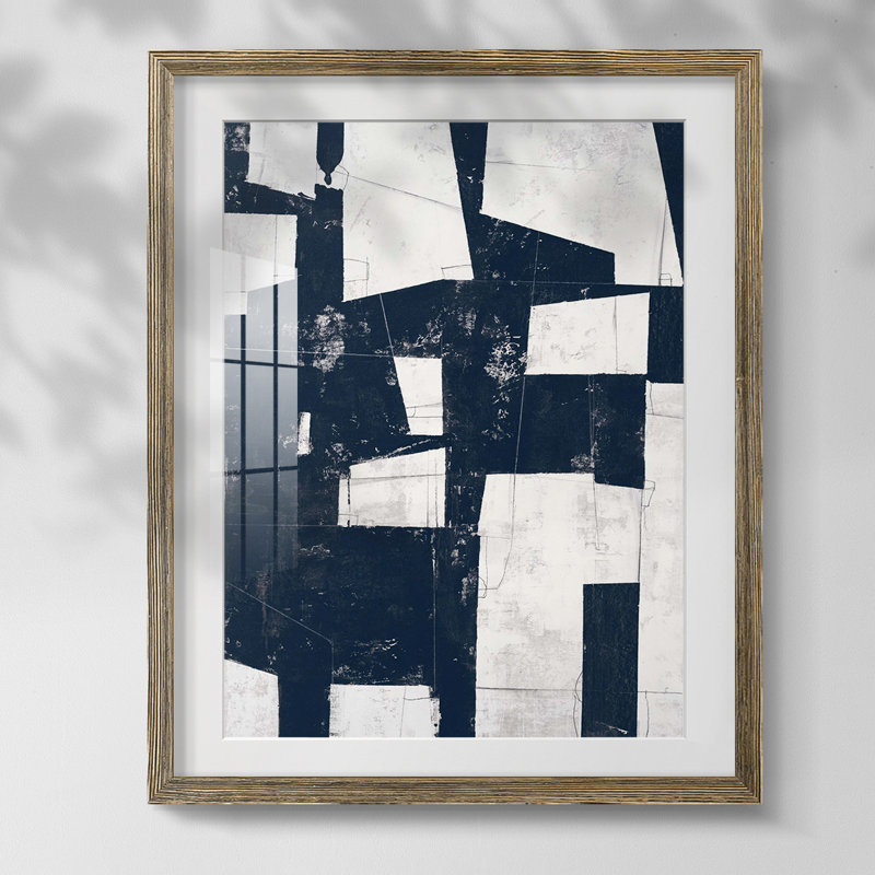 Prenez un siège VII, Oui, Blanc, Papier avec cadre noyer